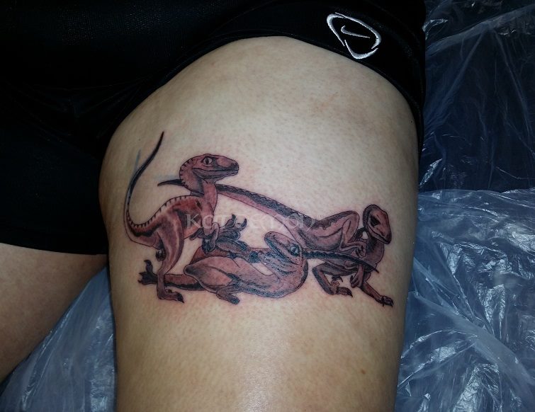 velociraptors tattoo